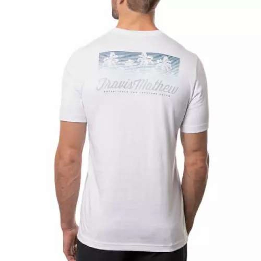 Shirts * | Men'S Travismathew Big Mouth Bass T-Shirt White