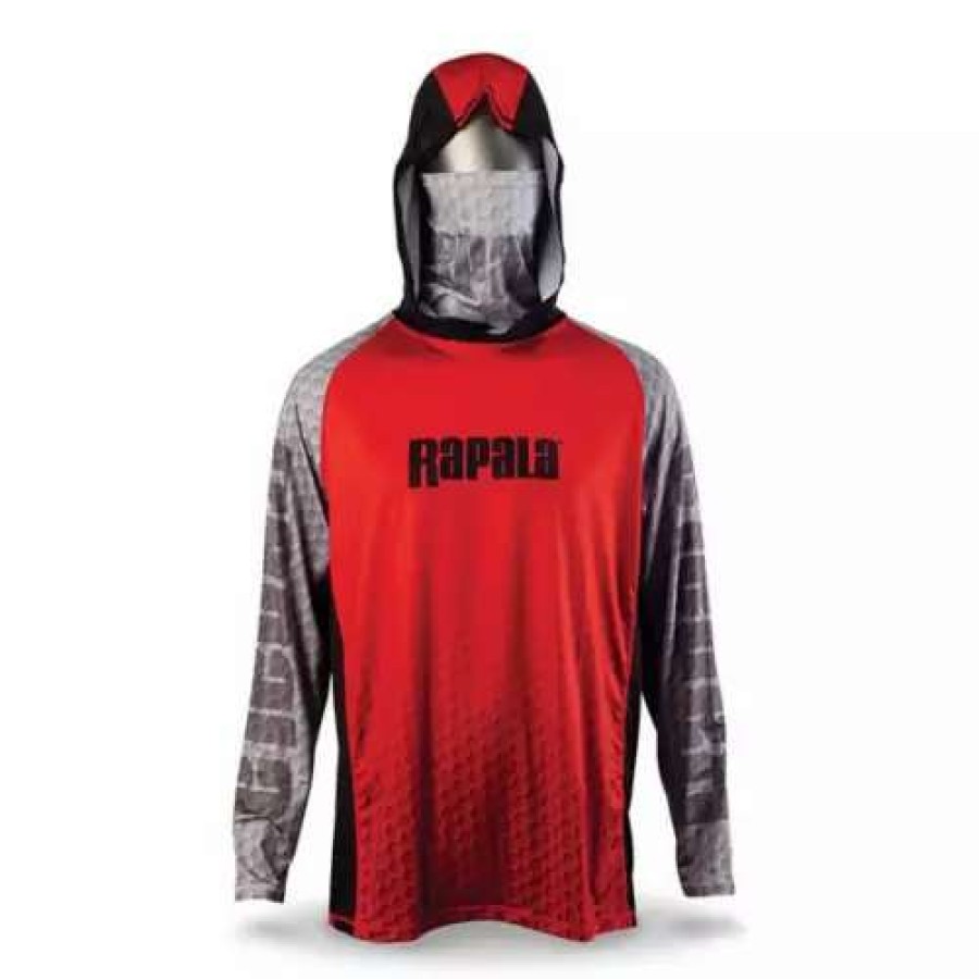 Shirts * | Men'S Rapala Uv Preformance Hoody With Neck Gaiter