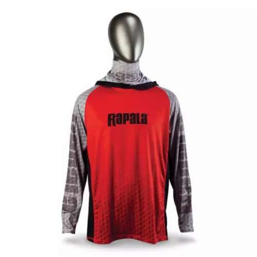 Shirts * | Men'S Rapala Uv Preformance Hoody With Neck Gaiter