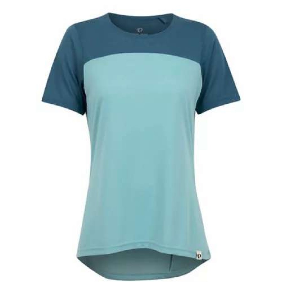 Shirts * | Women'S Pearl Izumi Canyon Bike Jersey Mystic Blue/Ocean Blue