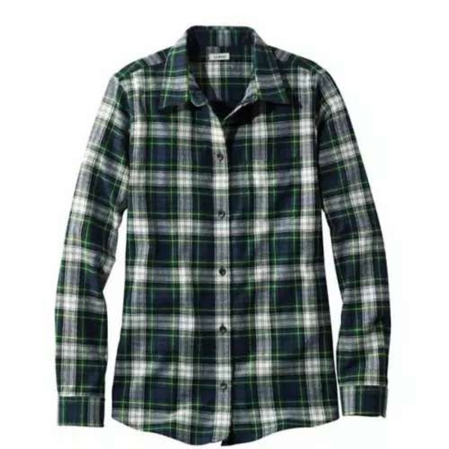 Shirts * | L.L.Bean Women'S L.L. Bean Scotch Plaid Flannel Shirt