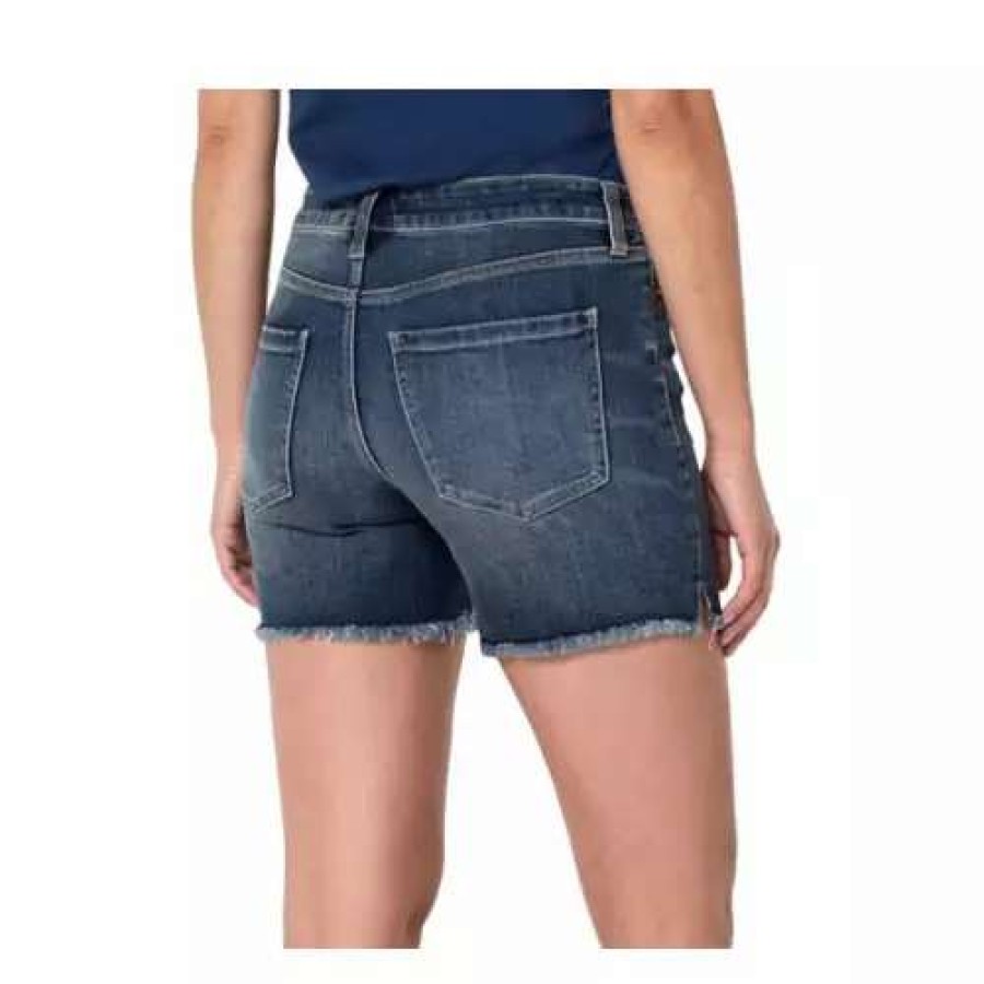 Shorts * | Women'S Liverpool Los Angeles Vickie Fray Hem Jean Shorts