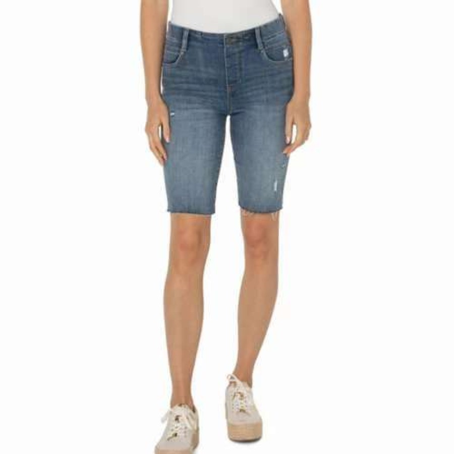 Shorts * | Women'S Liverpool Los Angeles Gia Cruiser Jean Shorts Win