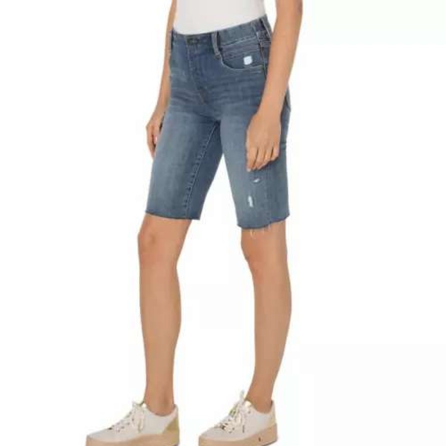 Shorts * | Women'S Liverpool Los Angeles Gia Cruiser Jean Shorts Win