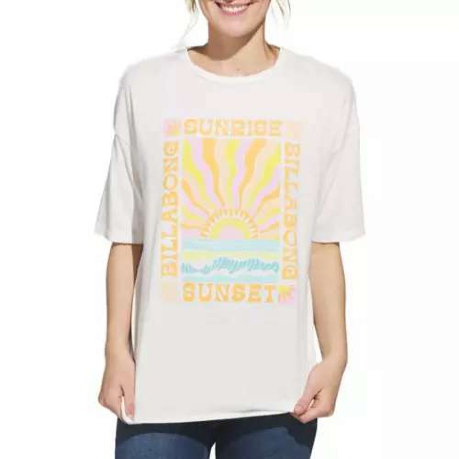 Shirts * | Women'S Billabong Sunshine Dream T-Shirt Salt Crystal