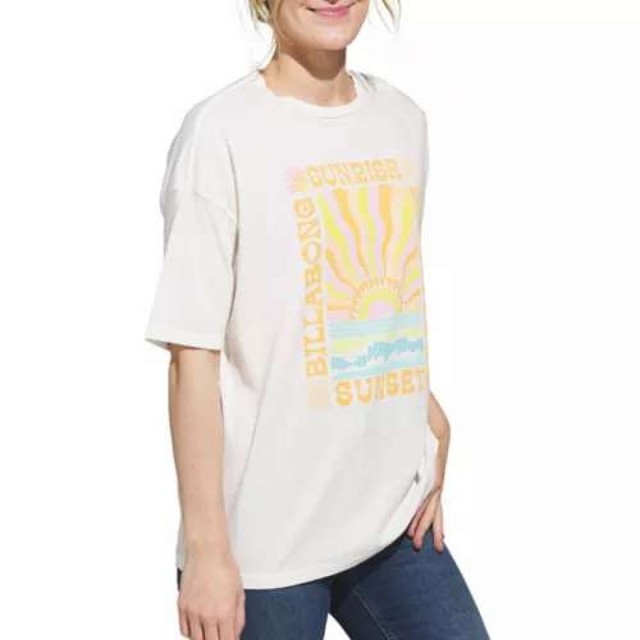 Shirts * | Women'S Billabong Sunshine Dream T-Shirt Salt Crystal