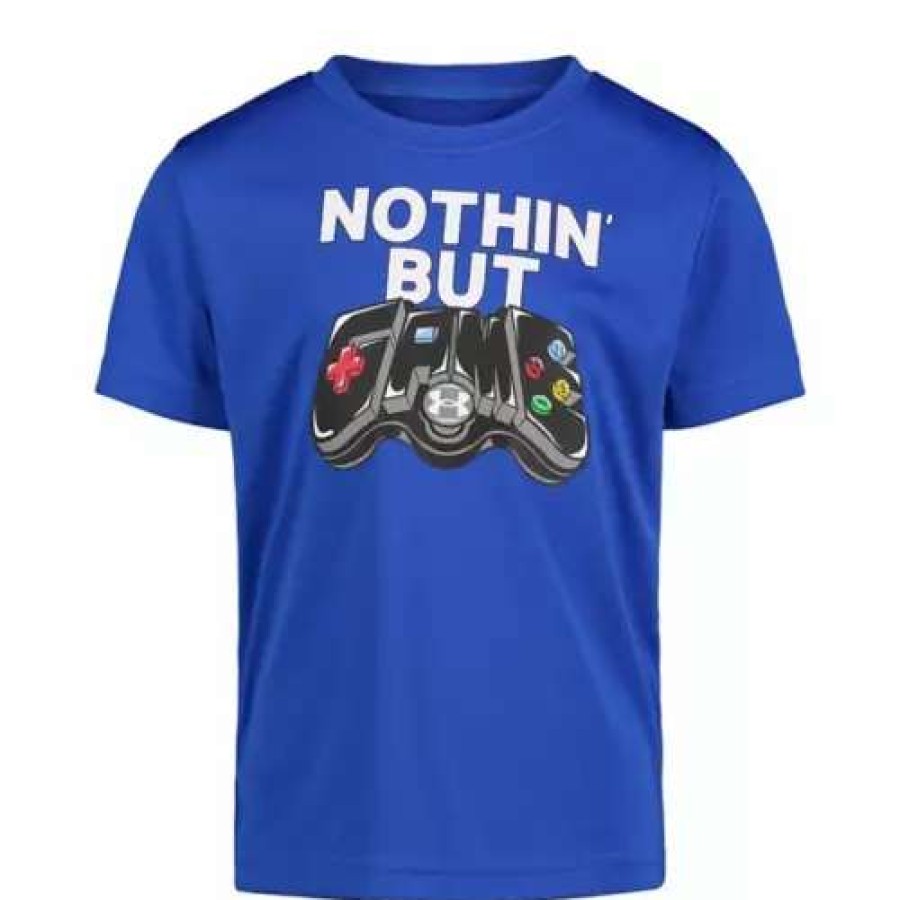 Shirts * | Boys' Under Armour Nothing But Game T-Shirt Blue