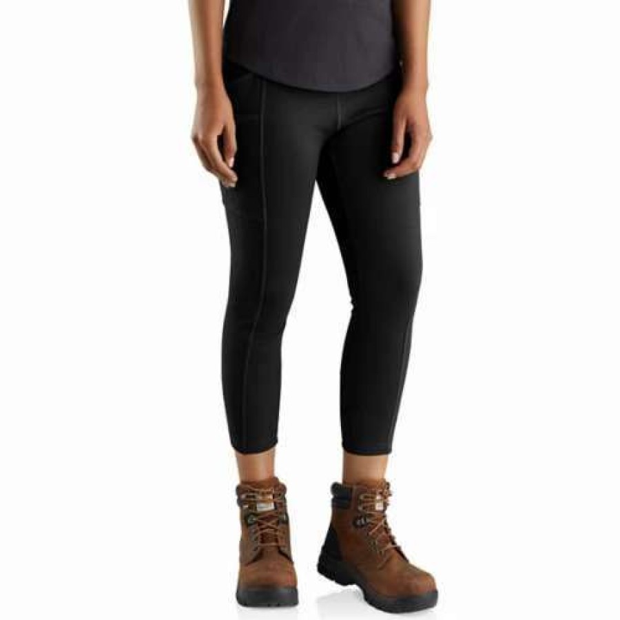 Tights & Leggings * | Women'S Carhartt Force Fitted Lightweight Ankle Length Leggings