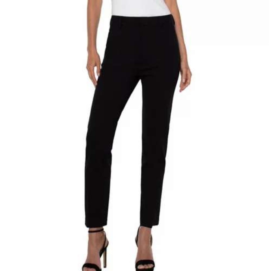 Pants * | Women'S Liverpool Los Angeles Kelsey High Rise Skinny Trouser Black