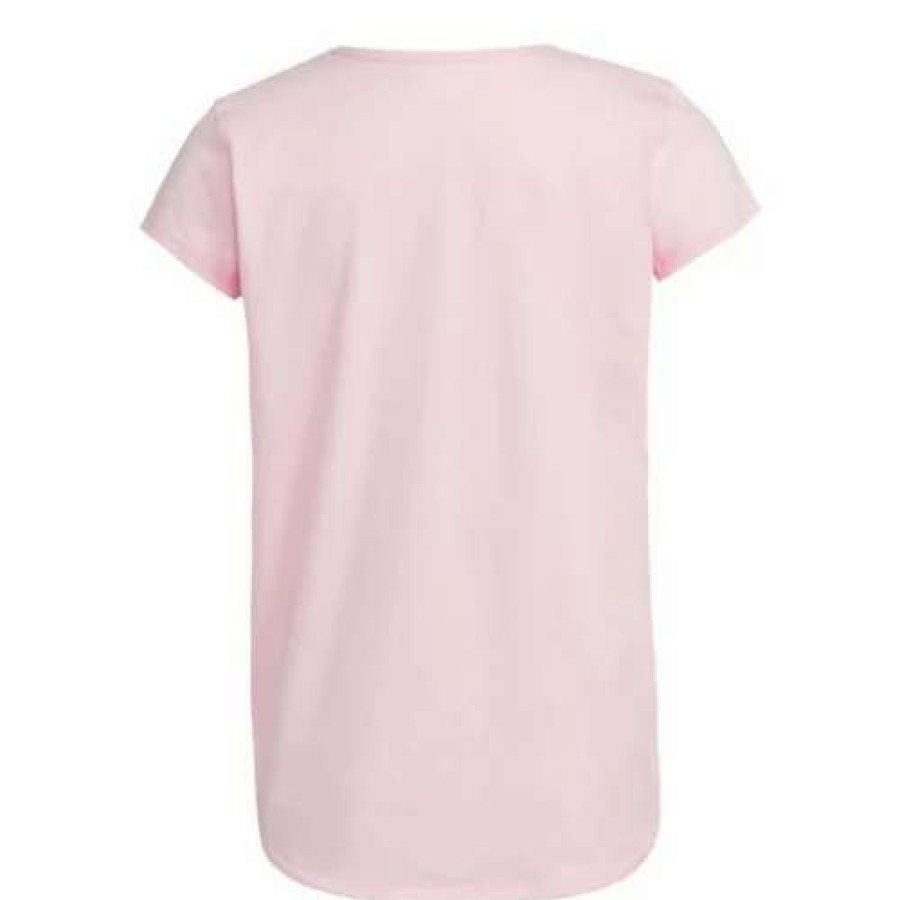 Shirts * | Girls' Adidas Graphic Scoop Neck T-Shirt