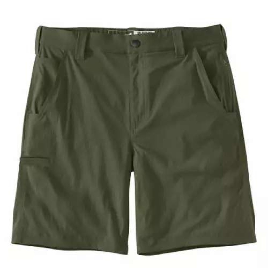 Shorts * | Men'S Carhartt Force Relaxed Fit Lightweight Ripstop Work Cargo Shorts Basil