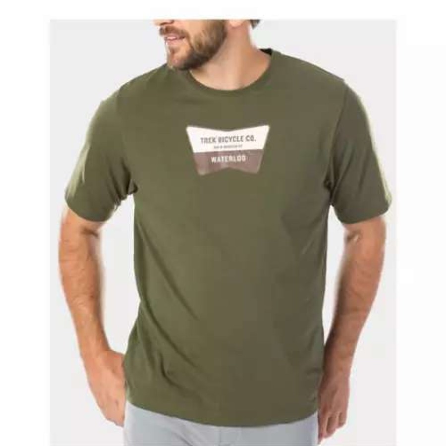 Shirts * | Men'S Bontrager Evoke Mountain Bike Tech Tee Olive