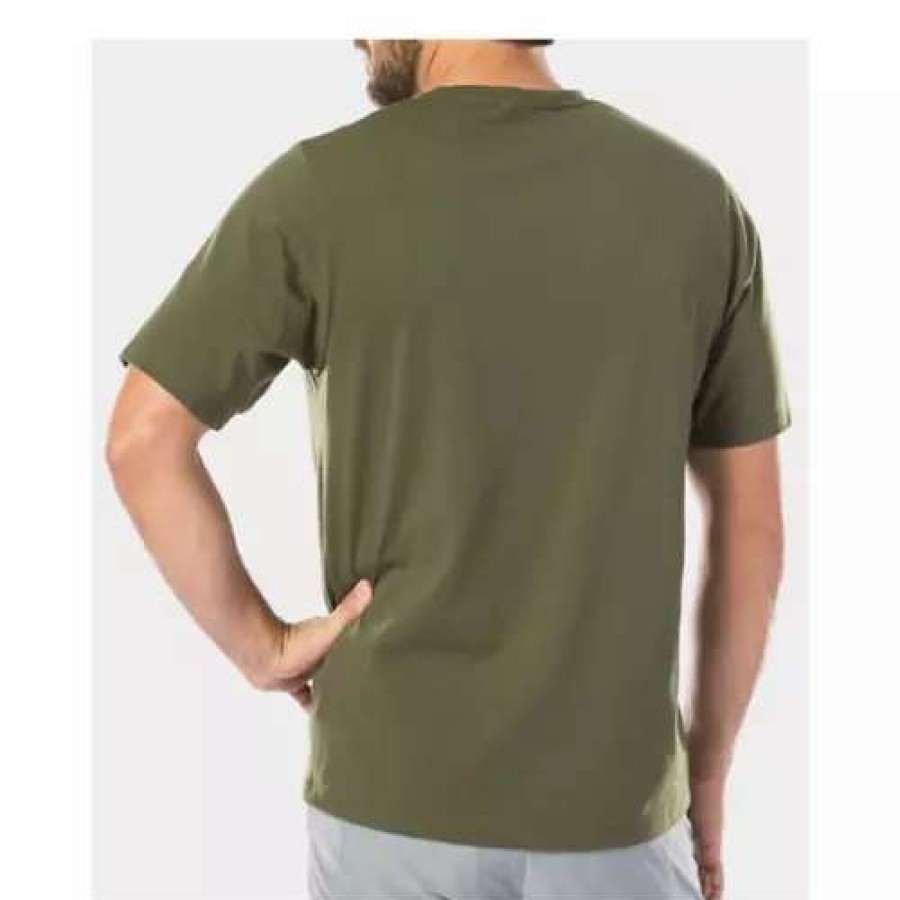 Shirts * | Men'S Bontrager Evoke Mountain Bike Tech Tee Olive