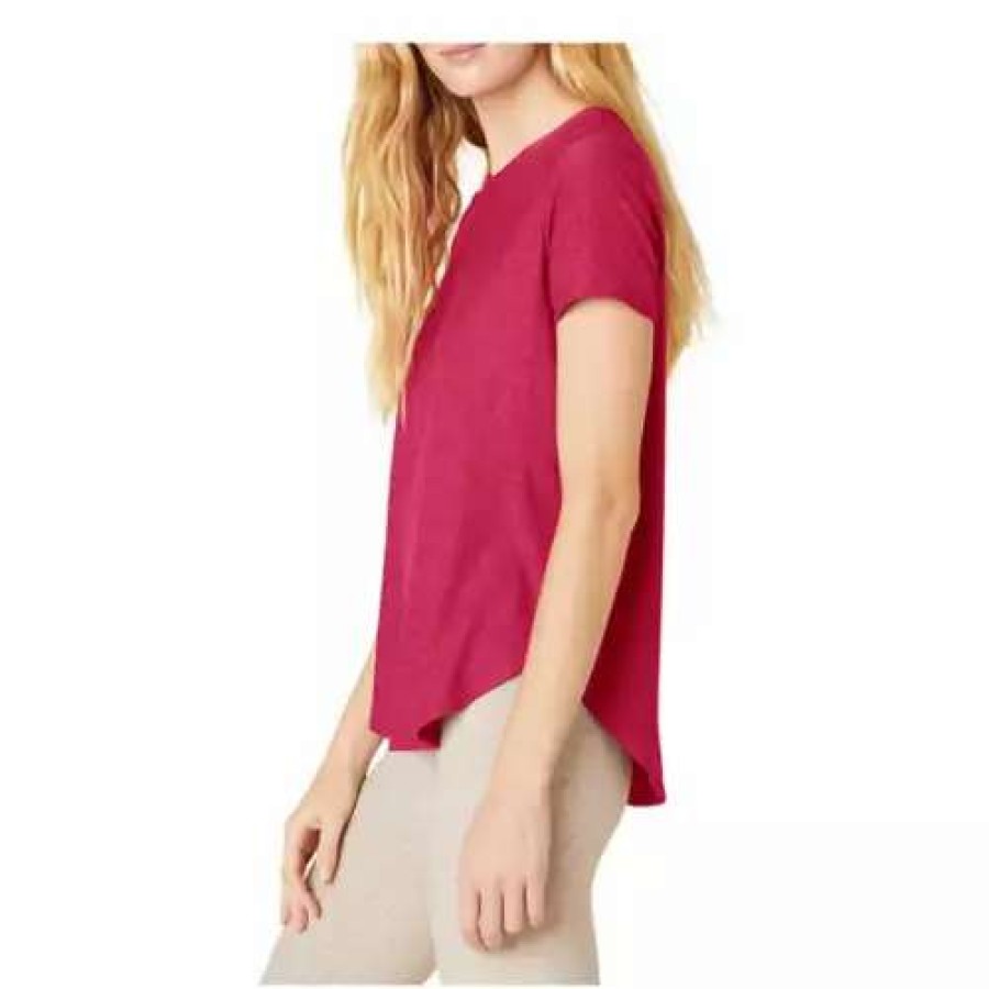 Shirts * | Women'S Beyond Yoga Featherweight On The Down Low Tee