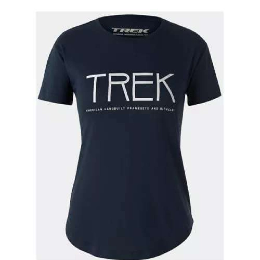 Shirts * | Women'S Trek Vintage Logo T-Shirt Navy