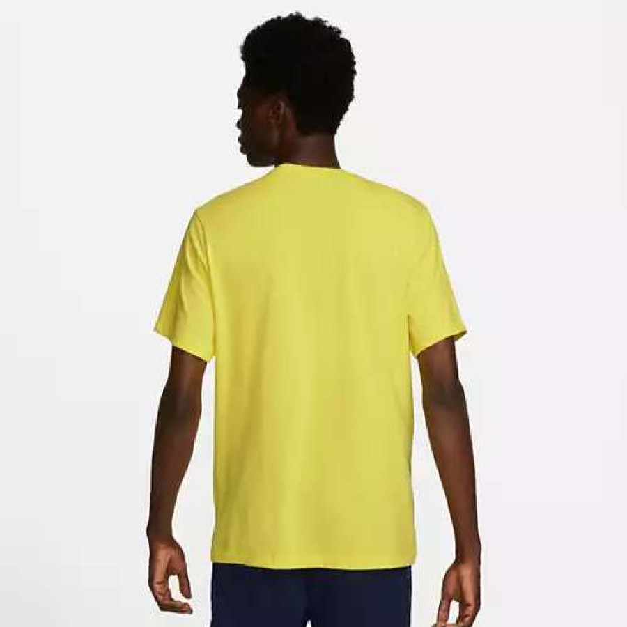 Shirts * | Men'S Nike Sportswear Air T-Shirt Yellow Strike