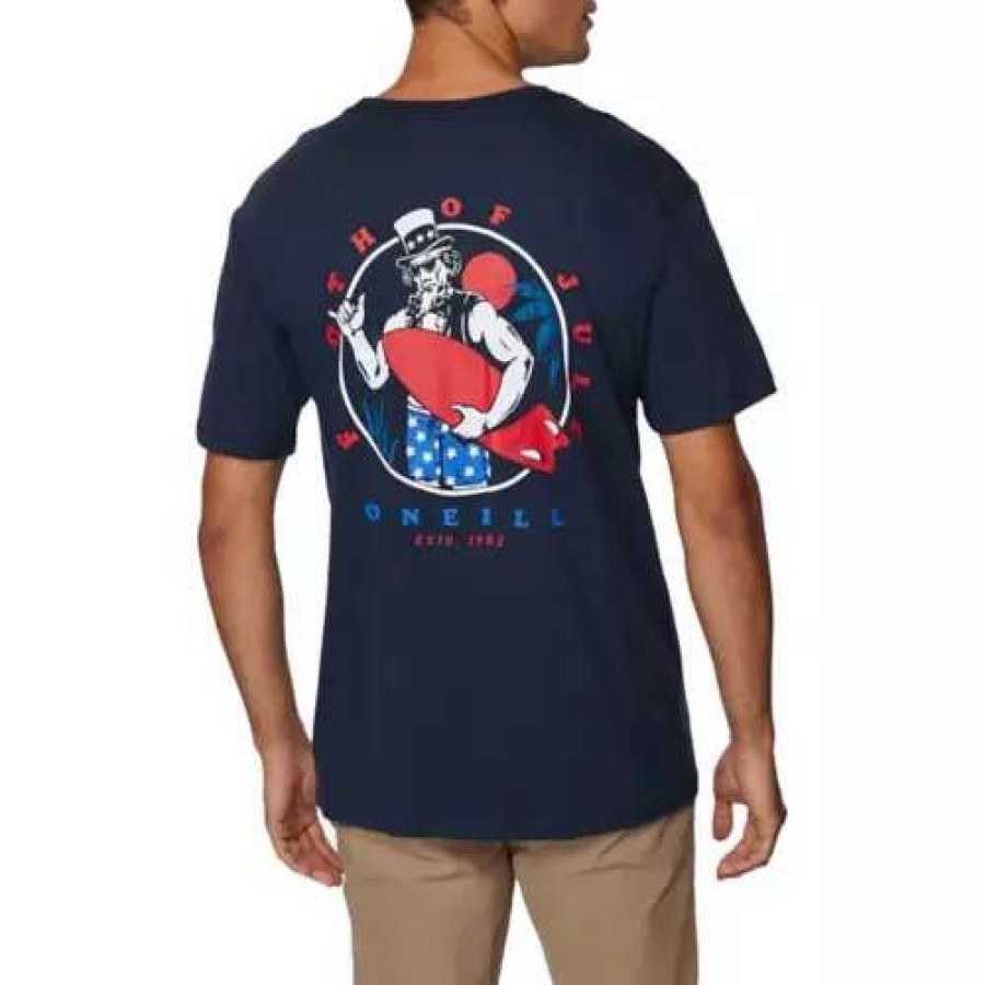 Shirts * | Men'S O'Neill Uncle Shaka T-Shirt New Navy