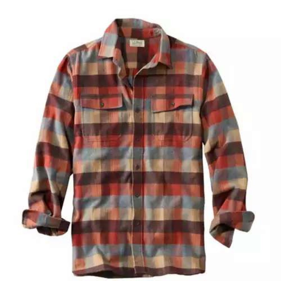 Shirts * | Men'S L.L.Bean Regular Fit Chamois Button Up Shirt