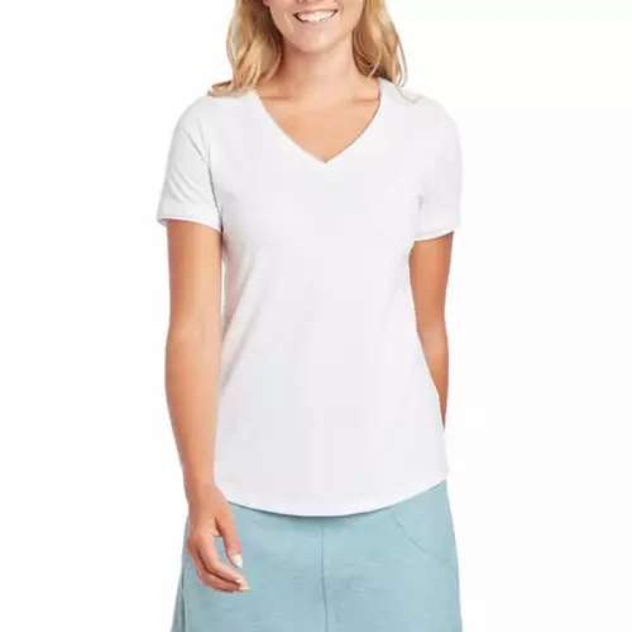 Shirts * | Women'S Kuhl Juniper T-Shirt White