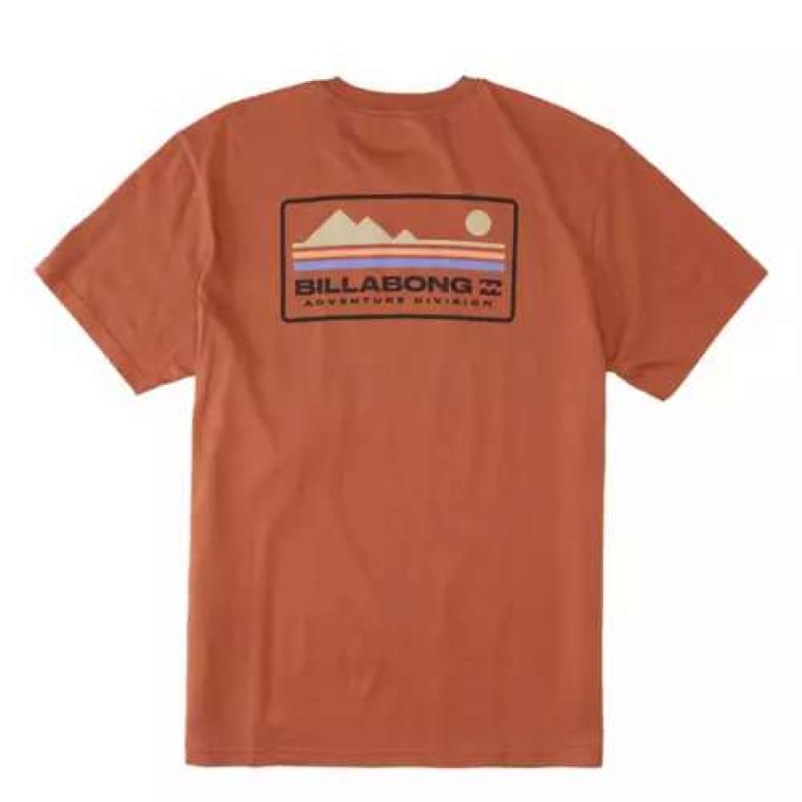 Shirts * | Men'S Billabong A/Div Range T-Shirt Amber