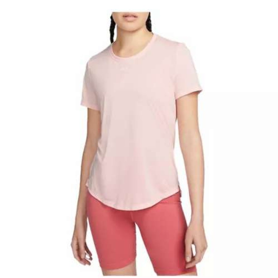 Shirts * | Women'S Nike Dri-Fit One T-Shirt Atmosphere/White