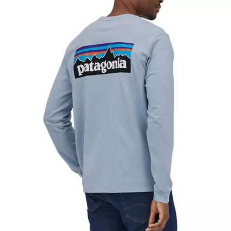 Shirts * | Men'S Patagonia P-6 Logo Long Sleeve Responsibili-Tee