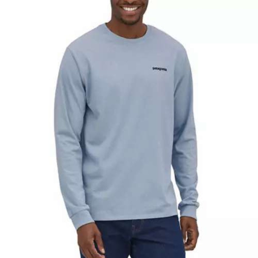 Shirts * | Men'S Patagonia P-6 Logo Long Sleeve Responsibili-Tee