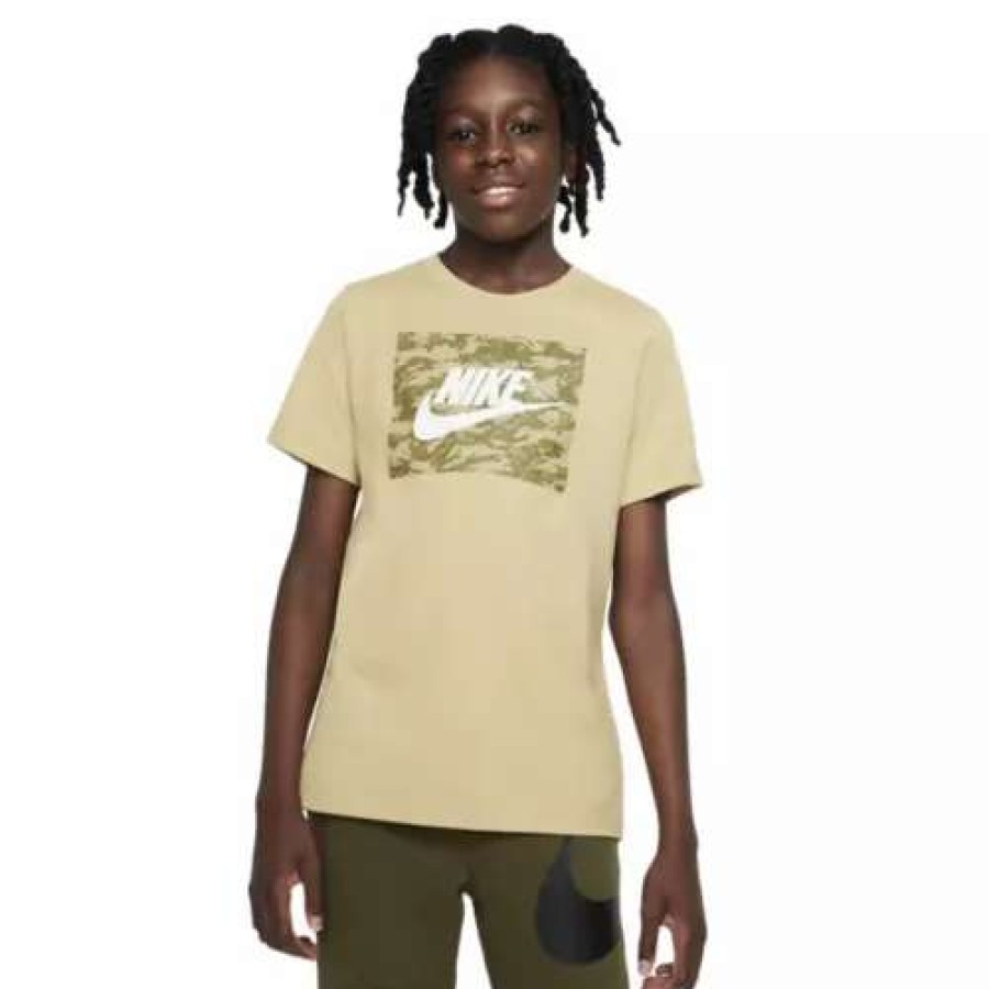 Shirts * | Boys' Nike Sportswear Graphic Logo T-Shirt