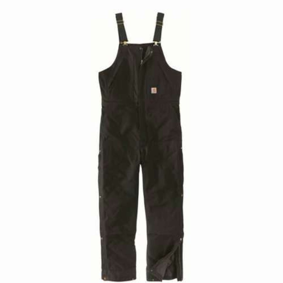 Bibs & Overalls * | Men'S Carhartt Loose Fit Firm Duck Insulated Biberall