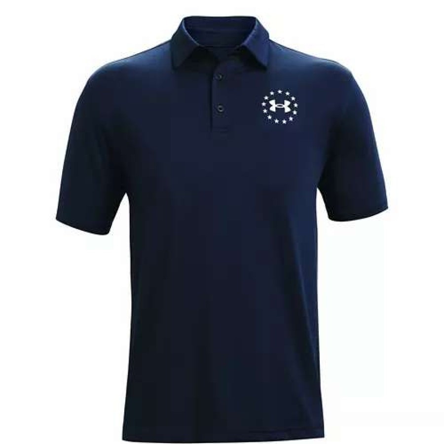 Shirts * | Men'S Under Armour Freedom Polo Academy White