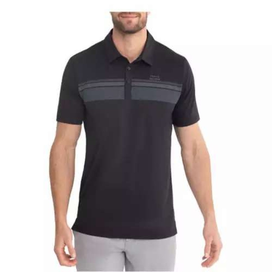 Shirts * | Men'S Travismathew Masterful Play Polo Black