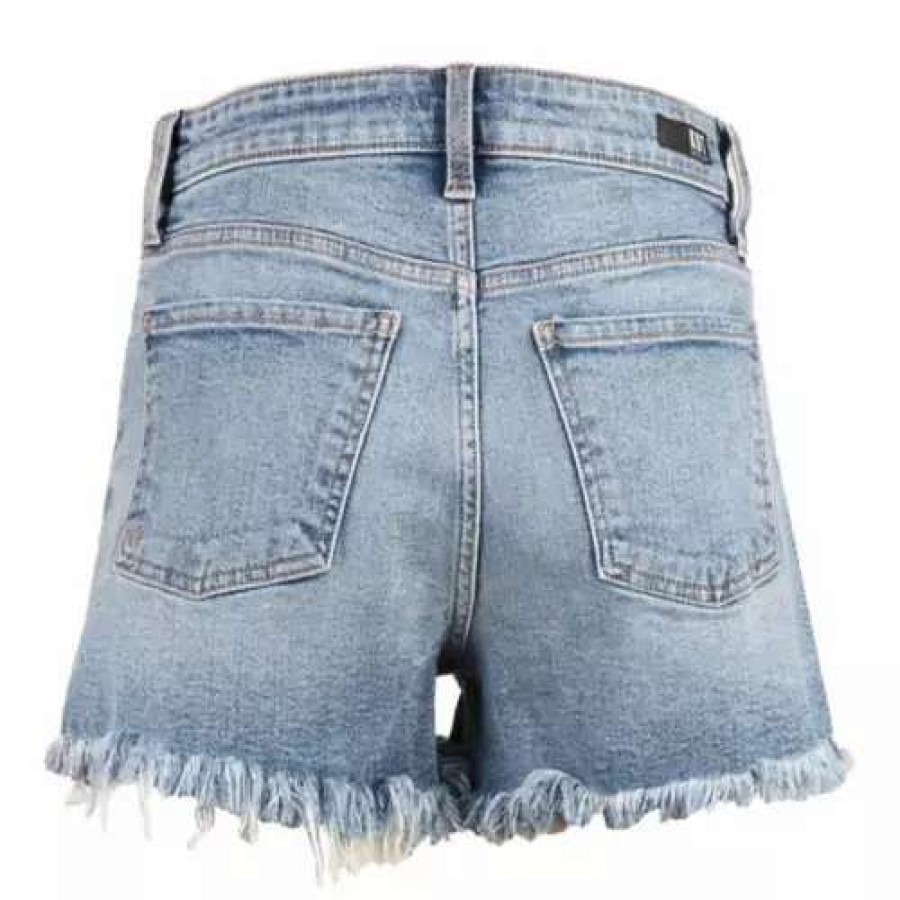 Shorts * | Women'S Kut From The Kloth Jane High Rise Fray Jean Shorts