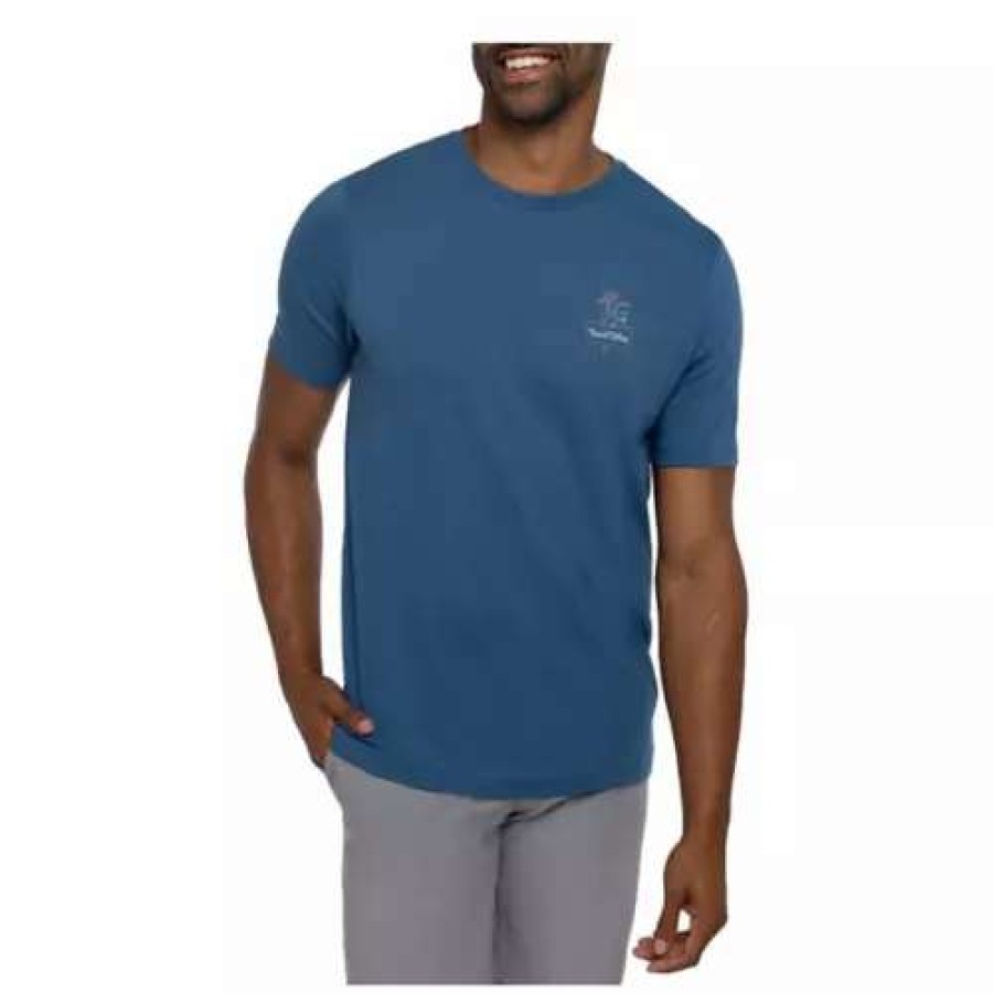 Shirts * | Men'S Travismathew Dulce De Leche T-Shirt Mid Blue