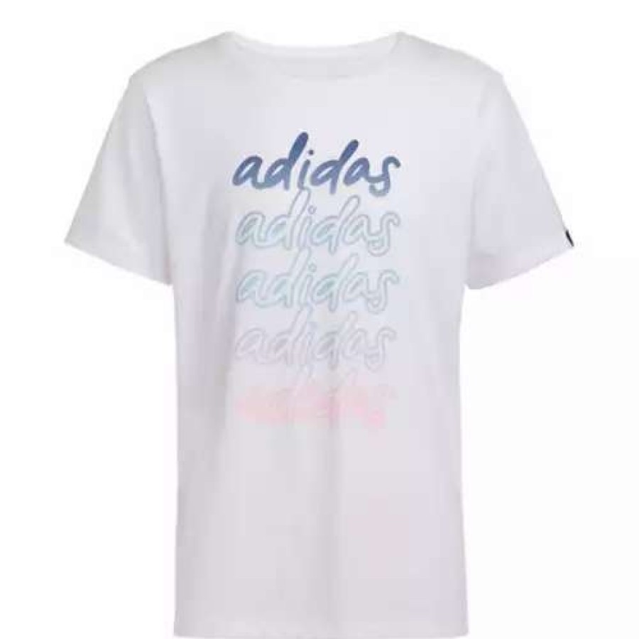 Shirts * | Girls' Adidas Long Slit T-Shirt