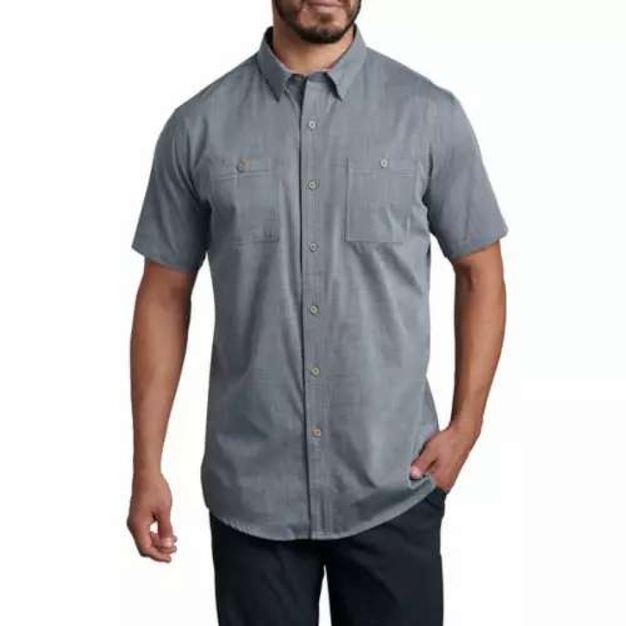 Shirts * | Men'S Kuhl Karib Stripe Short Sleeve Shirt