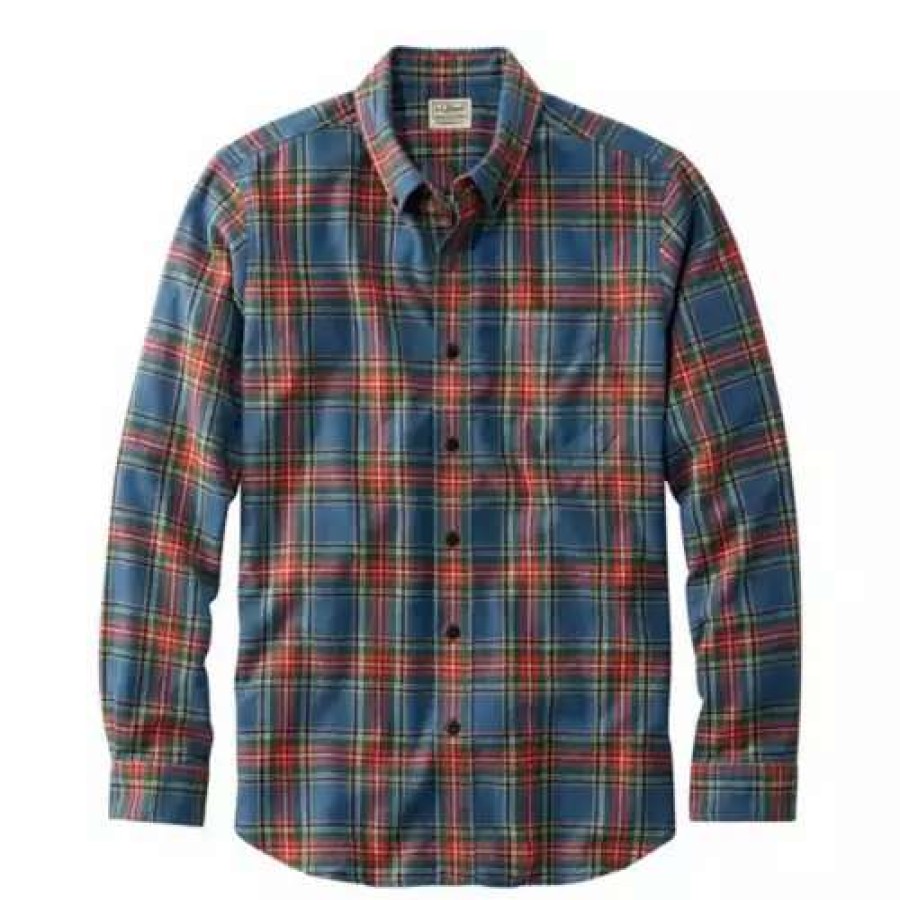 Shirts * | Men'S L.L.Bean Scotch Plaid Flannel Shirt Macbeth Old Colours