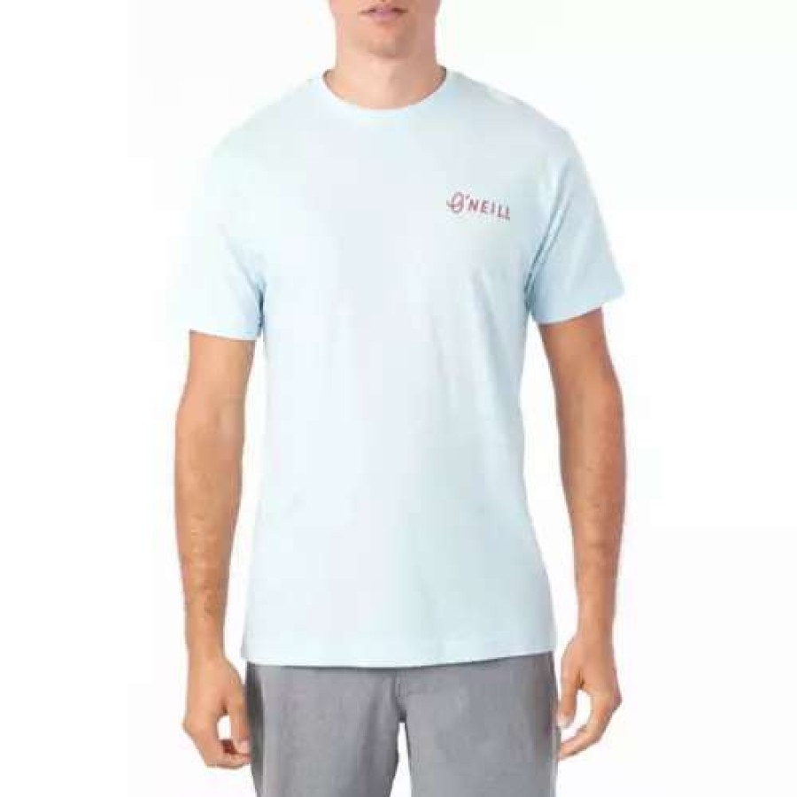 Shirts * | Men'S O'Neill Undercover T-Shirt Sky Blue Heather