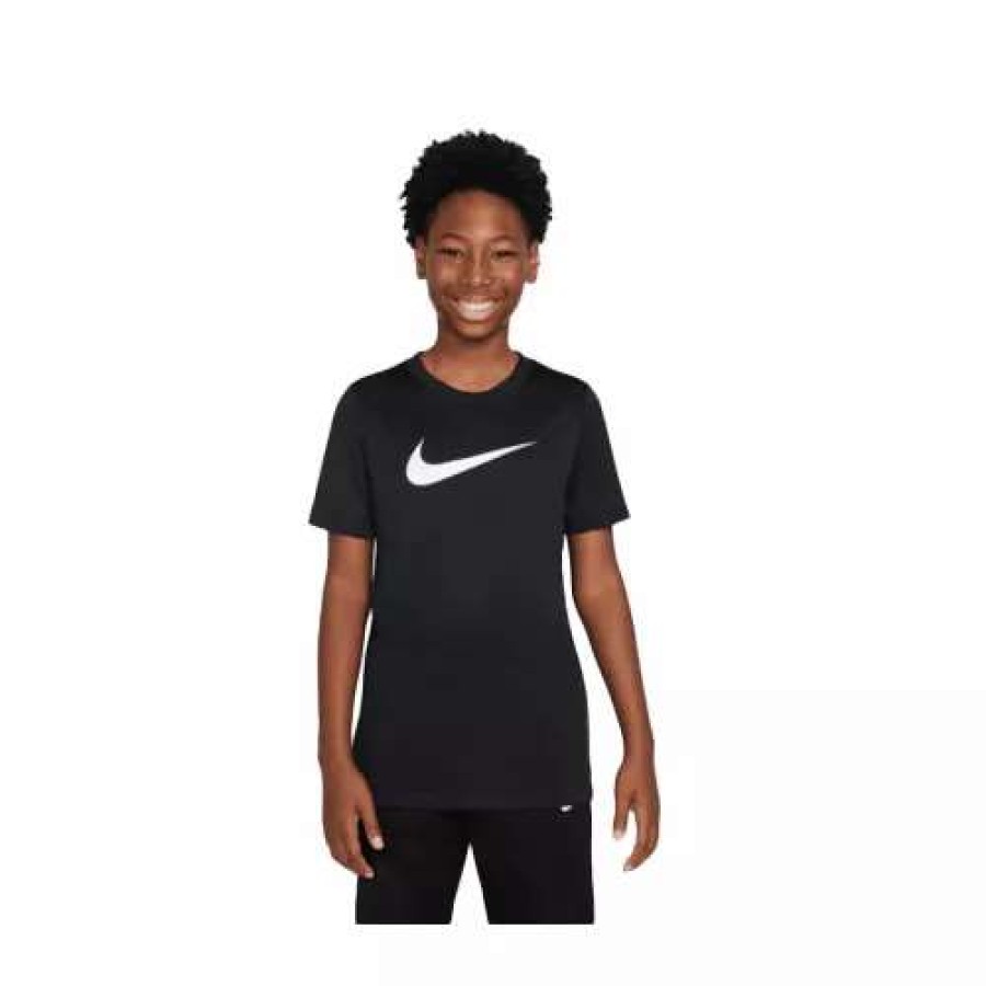 Shirts * | Boys' Nike Dri-Fit Legend Swooth T-Shirt