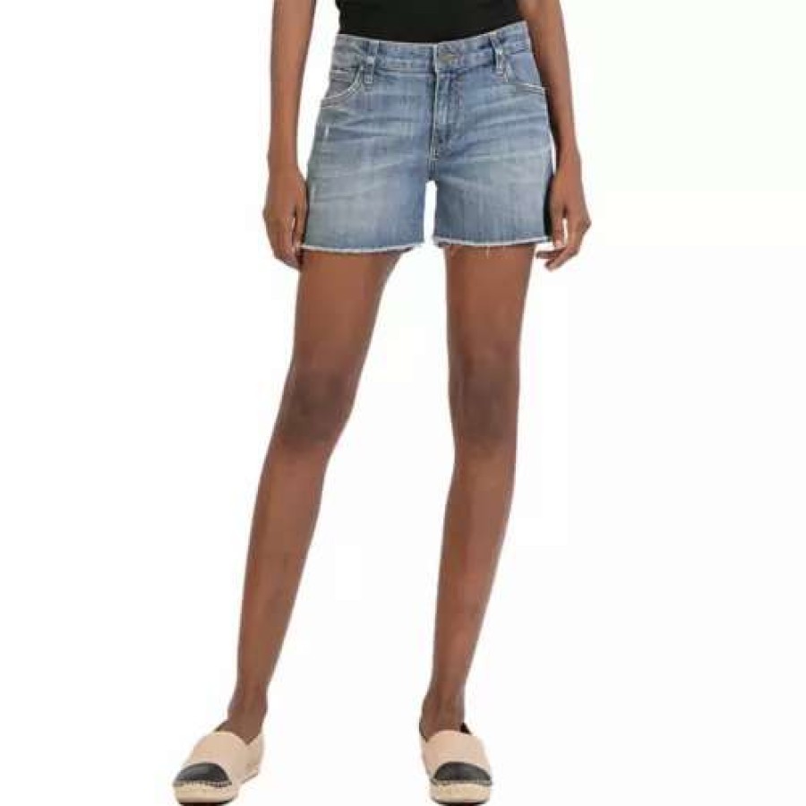 Shorts * | Women'S Kut From The Kloth Gidget Jean Shorts Bringing