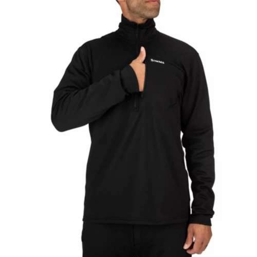 Shirts * | Men'S Simms Thermal Midlayer 1/4 Zip