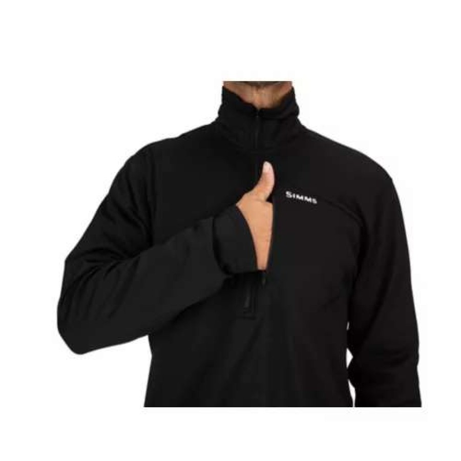 Shirts * | Men'S Simms Thermal Midlayer 1/4 Zip