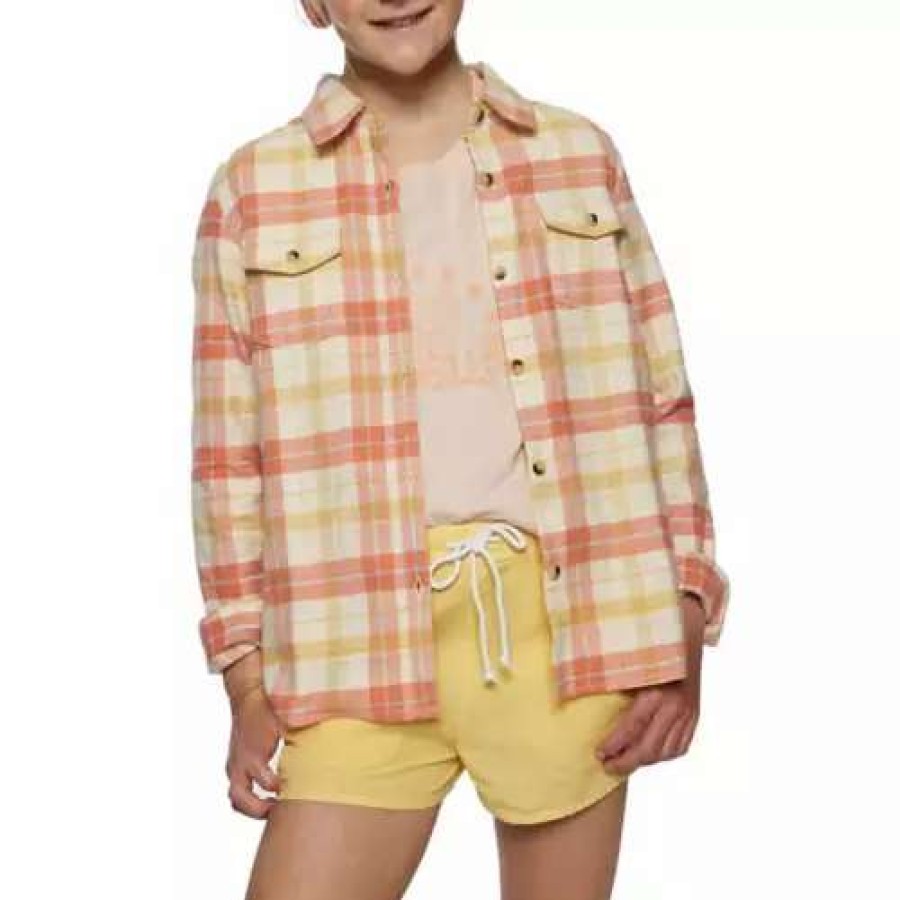 Shirts * | Girls' O'Neill Lonnie Flannel Shirt Mecca