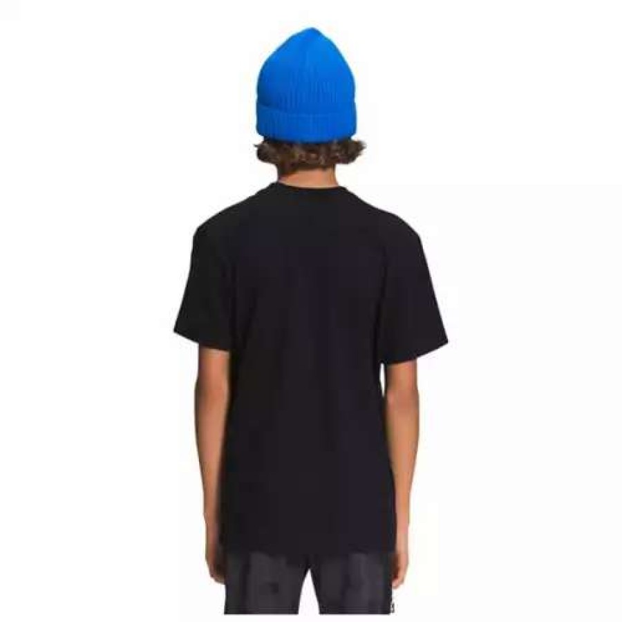 Shirts * | Boys' The North Face Logo Tee Black White