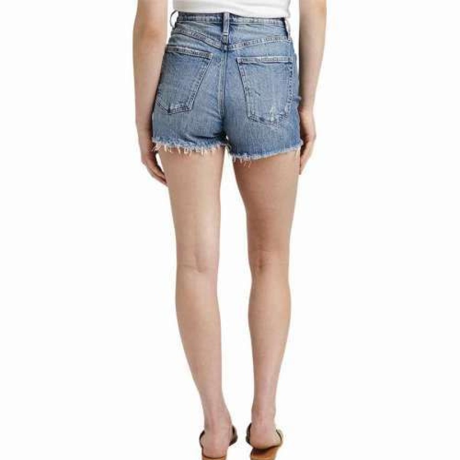 Shorts * | Women'S Silver Jeans Co. Highly Desirable Jean Shorts Indigo